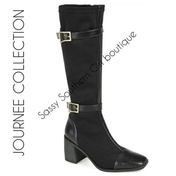 🆕⭐ Journee Collection black tall boots - Picture 1 of 8